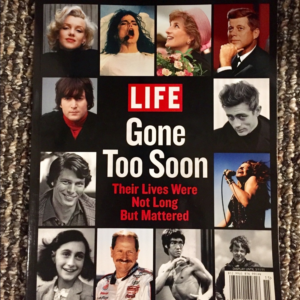 Time Life Gone Too Soon Magazine